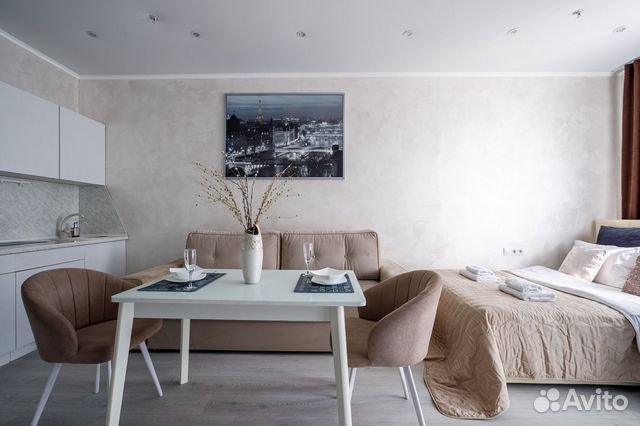 Квартира-студия, 33 м², 2 кровати 
Квартира-студия, 33 м², 2 кровати