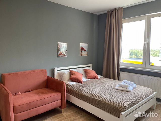 Квартира-студия, 20 м², 2 кровати
Квартира-студия, 20 м², 2 кровати