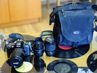 Фотокамера Никон F65 + три объектива + сумка объявление продам
