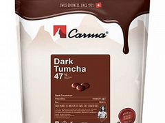 Шоколадный тёмный кувертюр Tumcha 47 5 кг Carma