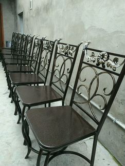 Кованные стулья и столы
