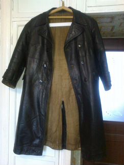 Офицерское кожаное пальто времён В.О.В