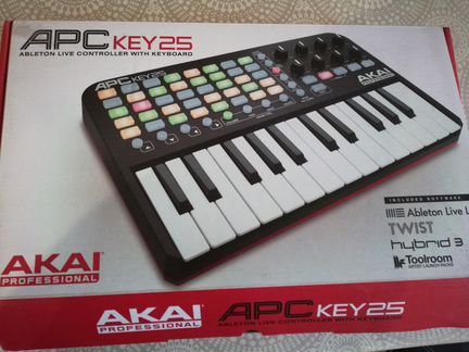 Akai PRO APC KEY 25 USB клавишный midi контроллер