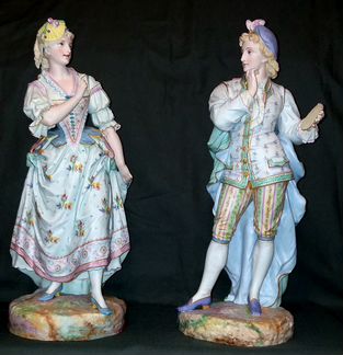 Парные статуэтки Vion and Baury Франция, 19 век