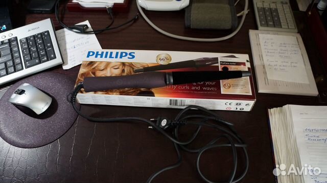 Щипцы для завивки волос philips