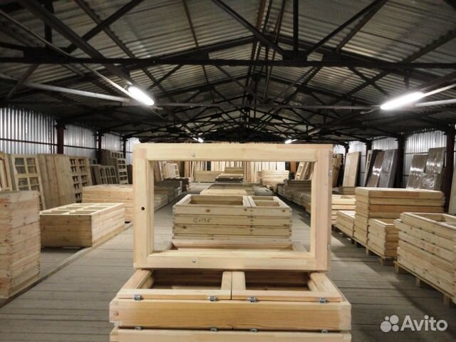 Окно деревянное