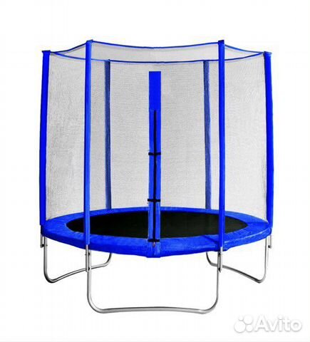 Батут с защитной сеткой 