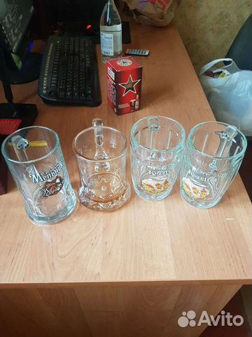 Кружки бокалы пивные