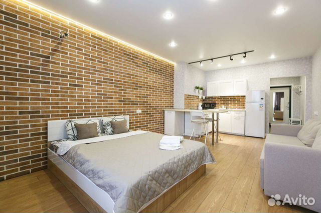 

Квартира-студия, 40 м², 2 кровати