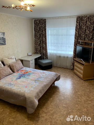 

1-к. квартира, 40 м², 2 кровати