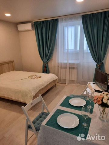 

Квартира-студия, 30 м², 2 кровати