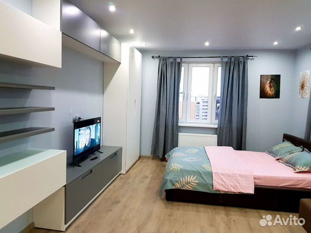 

1-к. квартира, 45 м², 2 кровати