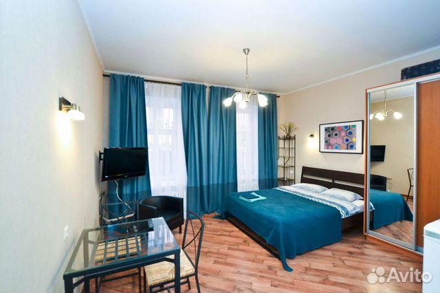 

Квартира-студия, 27 м², 2 кровати