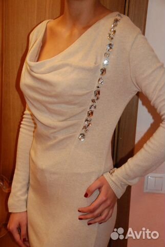 Платье blumarin 42-44р шерсть, камни svarovski Платье blumarin 42-44р шерсть, камни svarovski