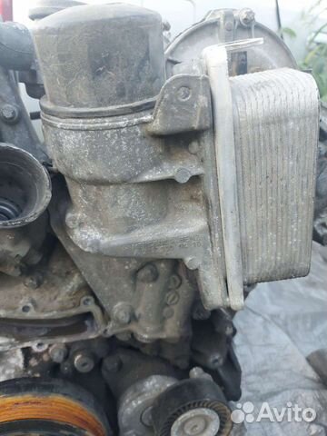 Корпус масляного фильтра на Mercedes m272 m273