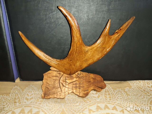 Рога лося и чеканка