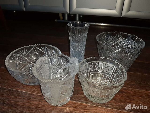Вазы хрустальные СССР