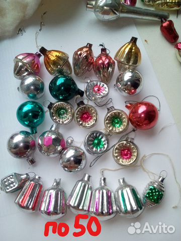 Елочные игрушки СССР