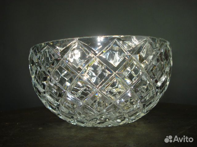 Ваза, конфетница хрусталь стекло СССР