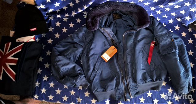 Куртка Бомбер Alpha-Pilot-Vintage В15 Made in USA