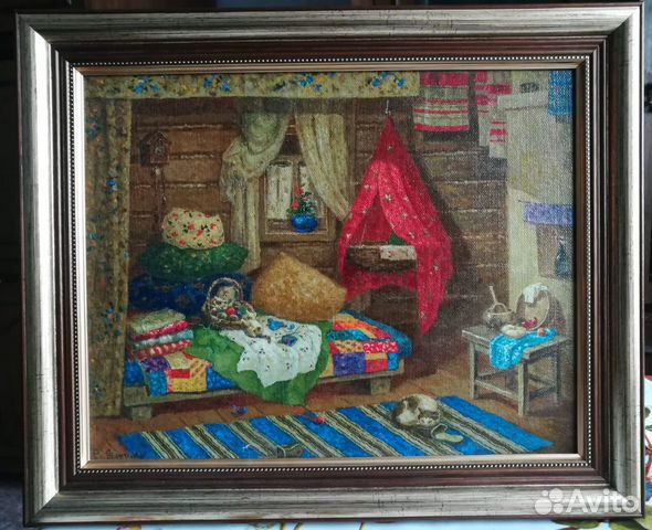 Картина «Деревенские будни»