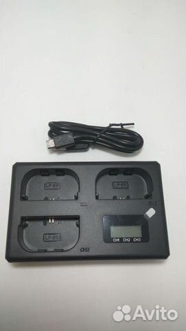 Зарядное устройство для 3-x аккумуляторов LP-E6