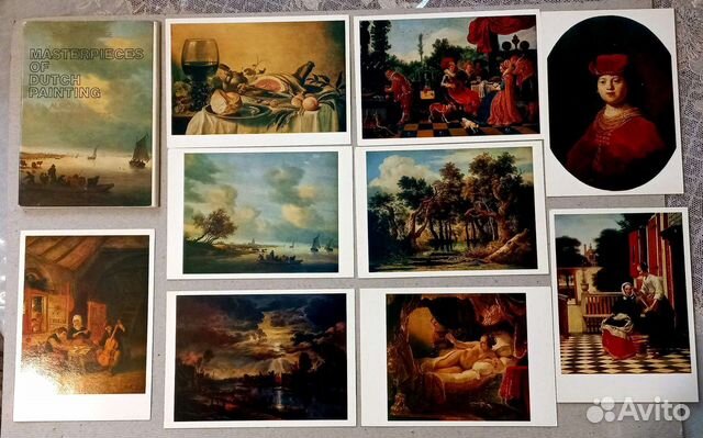 Набор открыток СССР Эрмитаж, Русский музей