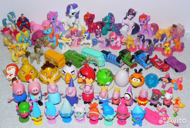 Игрушки из киндер и других яиц