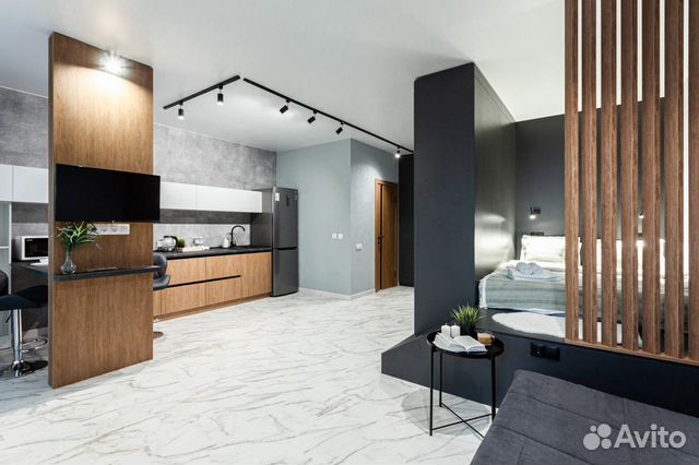 

Квартира-студия, 43 м², 2 кровати