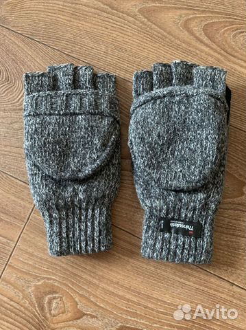 Варежки трикотажные Эвенки, утеплённые