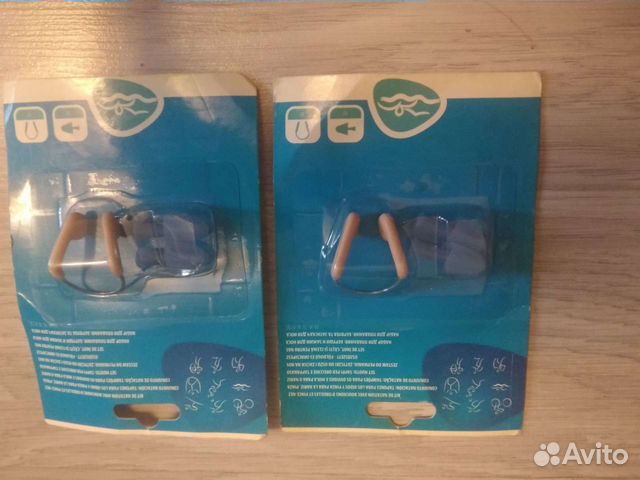 Набор новый для плавания/ныряния. Беруши и зажим