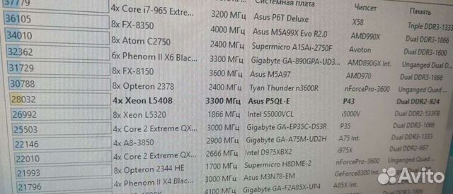 Процессор Xeon L5408 сокет 775