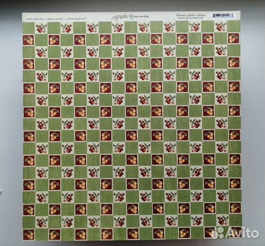 Бумага для скрапбукинга Graphic45 (от 1 листа)