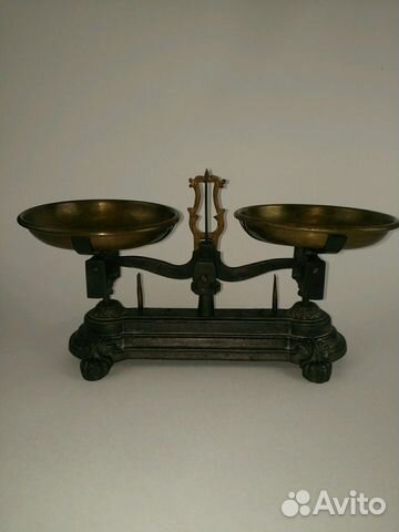 Антик. Столовые весы Weber Dähne&Co. Польша.1893 г