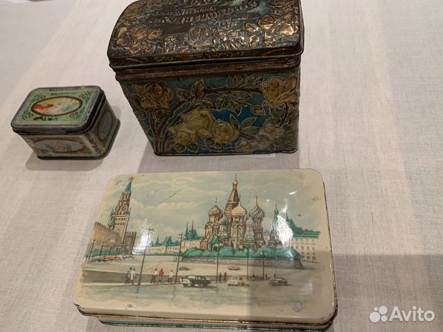 Чайные коробки царские и СССР