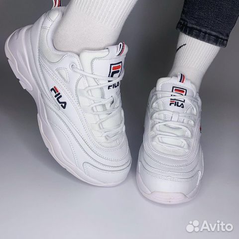 Кроссовки Fila Ray белые