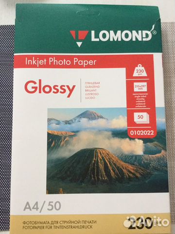 Фотобумага lomond