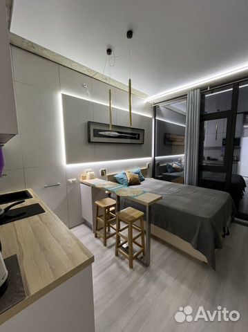 

Квартира-студия, 21 м², 1 кровать