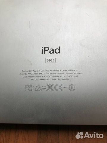 iPad 2 А1337 64 GB на запчасти/ на разбор/ донор