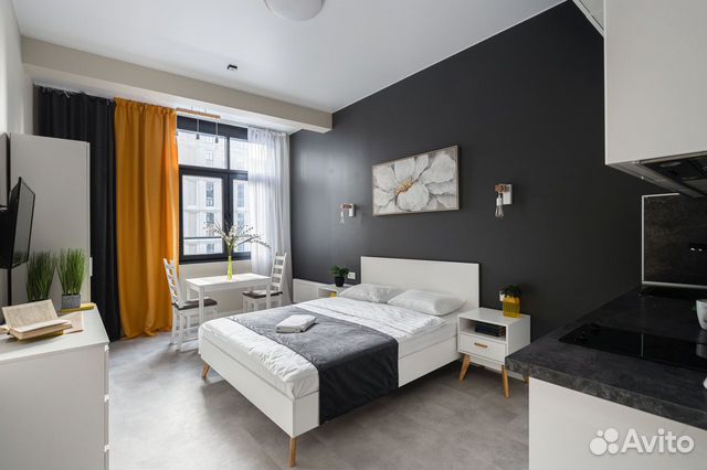 

Квартира-студия в апарт-отеле, 22 м², 1 кровать