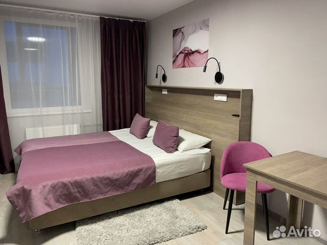 

Квартира-студия, 28,6 м², 1 кровать