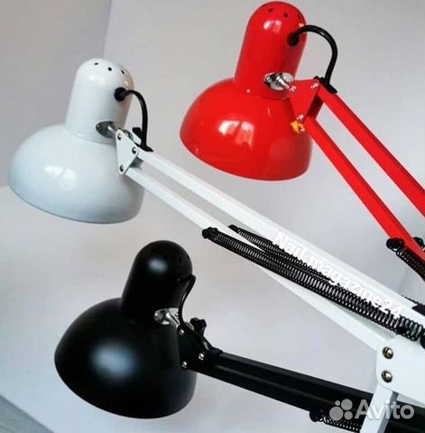Лампа Настольная на струбцинном креплении
