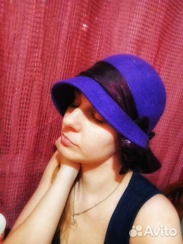 Шляпка женская фетровая