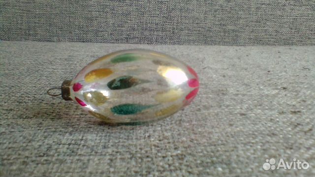 Елочные игрушки СССР Глинка юла сосулька елочная и