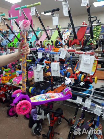 Самокат 3кол. барби упр. накл., кол. pu 120 и 2х80