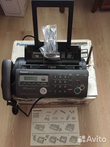 Телефон факс Panasonic kx-fc258