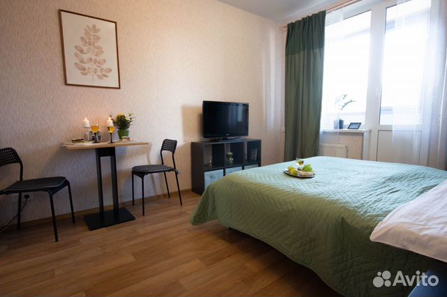 

Квартира-студия, 23 м², 2 кровати