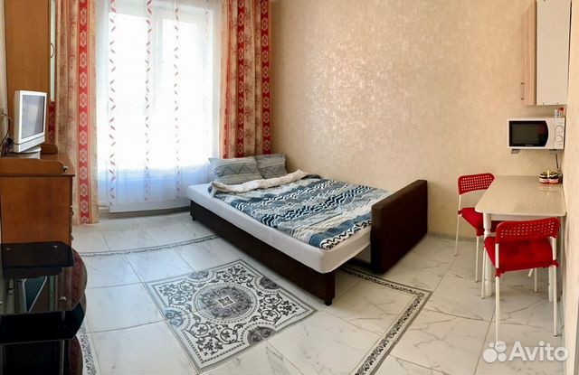 

1-к. квартира, 25 м², 2 кровати