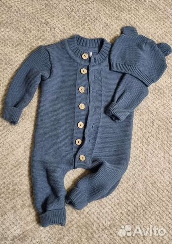 Детский Вязаный комбинезон Amarobaby, 74