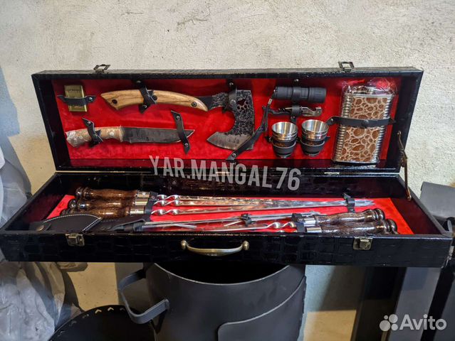 Мужской подарочный набор шампура